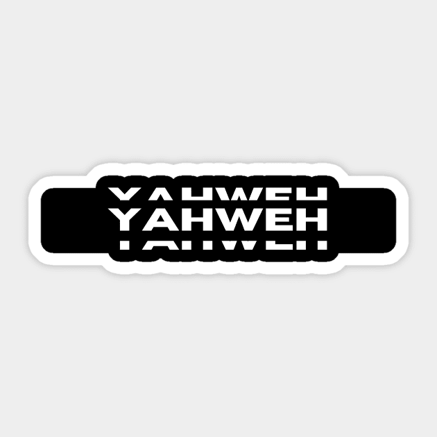 Yahweh | Christian Typography Sticker by All Things Gospel